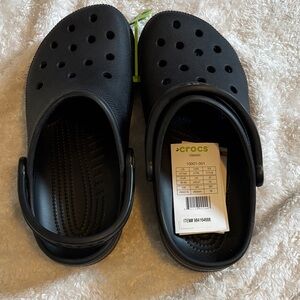 CROCS womens 9 / men’s 7 Black Classic Slippers